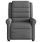 Fauteuil verstelbaar stof donkergrijs