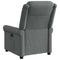 Fauteuil verstelbaar stof donkergrijs