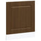 Vaatwaspaneel Kalmar 60x1,5x67 cm bewerkt hout bruin eikenkleur
