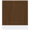 Vaatwaspaneel Kalmar 60x1,5x67 cm bewerkt hout bruin eikenkleur
