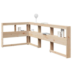 Boekenkast Hoofdeinde L-vormig 75 cm massief grenenhout