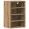 Hangkast 40x29,5x60 cm bewerkt hout artisanaal eikenkleur