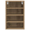 Hangkast 40x29,5x60 cm bewerkt hout artisanaal eikenkleur