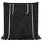 Haardhoutrek met regenhoes 100,5x100,5x110,5 cm staal