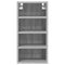 Hangkast 30x29,5x60 cm bewerkt hout grijs sonoma eikenkleurig