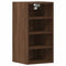 Hangkast 30x29,5x60 cm bewerkt hout bruin eikenkleur
