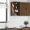 Hangkast 30x29,5x60 cm bewerkt hout bruin eikenkleur