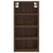Hangkast 30x29,5x60 cm bewerkt hout bruin eikenkleur