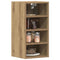 Hangkast 30x29,5x60 cm bewerkt hout artisanaal eikenkleur