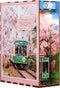 Tone-cheer Book Nook Sakura's Travel DIY Modelbouw Knutselen