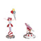 Luville - Circus artist 2 stuks - l6,5xb5xh6cm