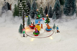 Luville - Christmas scene werkt op batterijen l20,5xw19xh14cm kerst