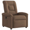 Fauteuil verstelbaar stof bruin