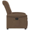 Fauteuil verstelbaar stof bruin