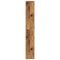 Boekenkast 157x24x160 cm bewerkt hout oud houtkleurig