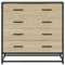 Ladekast 70x41x70 cm bewerkt hout sonoma eikenkleurig