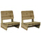 Tuinstoelen 2 st 60x64x70,5 cm gempregneerd hout
