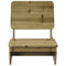 Tuinstoelen 2 st 60x64x70,5 cm gempregneerd hout