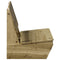 Tuinstoelen 2 st 60x64x70,5 cm gempregneerd hout