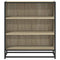 Dressoir 68x35x76 cm bewerkt hout en metaal sonoma eikenkleur
