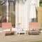 Tuinstoelen 2 st 60x64x70,5 cm massief douglashout