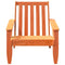 Tuinstoel Adirondack 75x77x77 cm massief grenenhout wasbruin