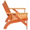 Tuinstoel Adirondack 75x77x77 cm massief grenenhout wasbruin