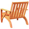 Tuinstoel Adirondack 75x77x77 cm massief grenenhout wasbruin
