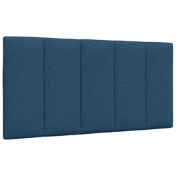 Hoofdbordkussen 100 cm stof blauw