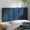 Hoofdbordkussen 100 cm stof blauw