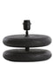 Light&living Lampvoet Ø25x9 cm EBOLI hout mat zwart