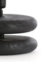 Light&living Lampvoet Ø25x9 cm EBOLI hout mat zwart