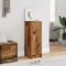 Schoenenkast 32x35x92 cm bewerkt hout oud houtkleurig