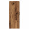 Schoenenkast 32x35x92 cm bewerkt hout oud houtkleurig