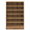 Schoenenkast 60x35x92 cm bewerkt hout artisanaal eikenkleur