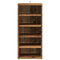 Schoenenkast 32x35x70 cm bewerkt hout oud houtkleurig