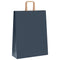 Papieren kraftzakken 250 st met hengsels 32x12x42 cm blauw