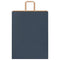 Papieren kraftzakken 250 st met hengsels 32x12x42 cm blauw