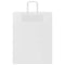 Papieren kraftzakken 250 st met hengsels 32x12x42 cm wit