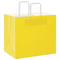 Papieren kraftzakken 50 st met hengsels 32x22x28 cm geel