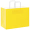 Papieren kraftzakken 50 st met hengsels 32x17x25 cm geel