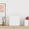 Papieren kraftzakken 250 st met hengsels 26x17x25 cm wit