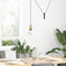 Hanglamp in hoogte verstelbaar E27 22 cm metaal glanzend wit
