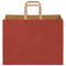 Papieren kraftzakken 50 st met hengsels 32x17x25 cm rood