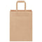 Papieren kraftzakken 50 st met hengsels 21x11x28 cm bruin