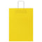Papieren kraftzakken 50 st met hengsels 32x17x44 cm geel