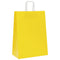 Papieren kraftzakken 50 st met hengsels 32x17x44 cm geel