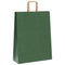 Papieren kraftzakken 250 st met hengsels 32x12x42 cm groen