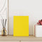 Papieren kraftzakken 50 st met hengsels 21x11x28 cm geel