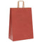 Papieren kraftzakken 50 st met hengsels 32x17x44 cm rood